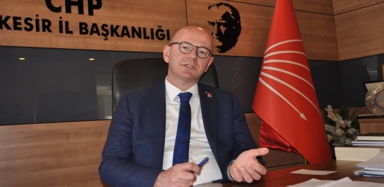 CHP Balıkesir İl Başkanı Sarı: Hukukun üstünlüğünü egemen kılmaya kararlıyız