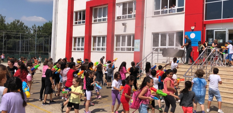 Okulun Finalini Su Savaşıyla Yaptılar
