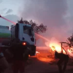 Ayvalık'ta ormanlık alandaki barakada yangın çıktı