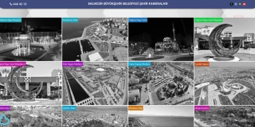 Balıkesir Büyükşehir Belediyesi Şehir Kameralarıyla Kenti İzliyor