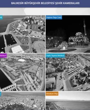 Balıkesir Büyükşehir Belediyesi Şehir Kameralarıyla Kenti İzliyor