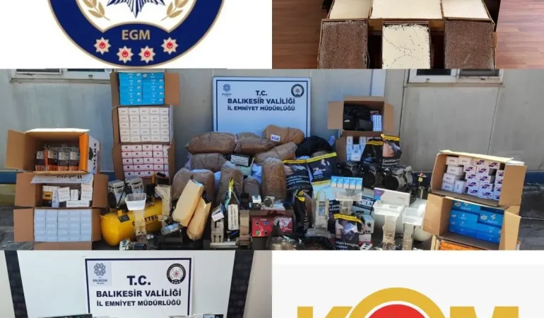 Edremit’te Kaçakçılık Operasyonu