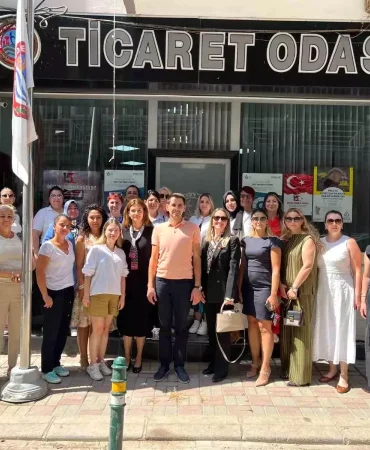 Balıkesir Kadın Girişimciler İl İcra Kurulu, Erdek ve Bandırma Ticaret Odası'na ziyarette bulundu