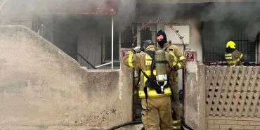 Bandırma'da Elektrik Tertibatından Çıkan Yangın