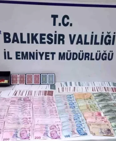 Balıkesir'de Hayvan Damı Kumarhanesi Operasyonu