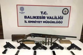 Bandırma'da Ruhsatsız Silah Operasyonu