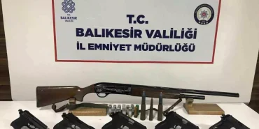 Bandırma'da Ruhsatsız Silah Operasyonu