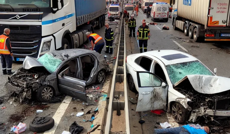 İstanbul-İzmir Yolunda Kaza