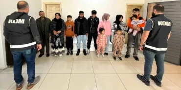 Edremit'te Düzensiz Göçmen Operasyonu